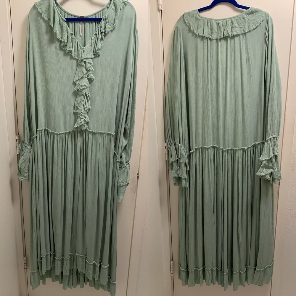 FREE PEOPLE “Minted Jade” Maxi Dress NWT